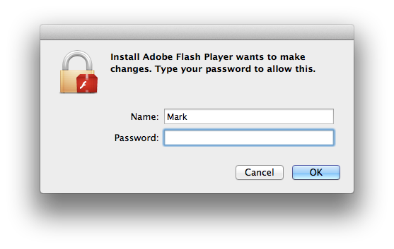 update adobe flash player for mac osx